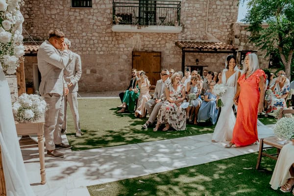 Summer Country Style Wedding In Paphos Filled With White Florals