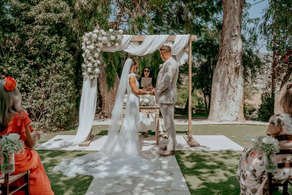 Summer Country Style Wedding In Paphos Filled With White Florals