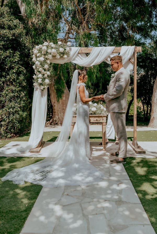 Summer Country Style Wedding In Paphos Filled With White Florals