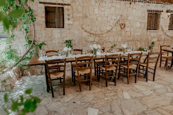 Summer Country Style Wedding In Paphos Filled With White Florals