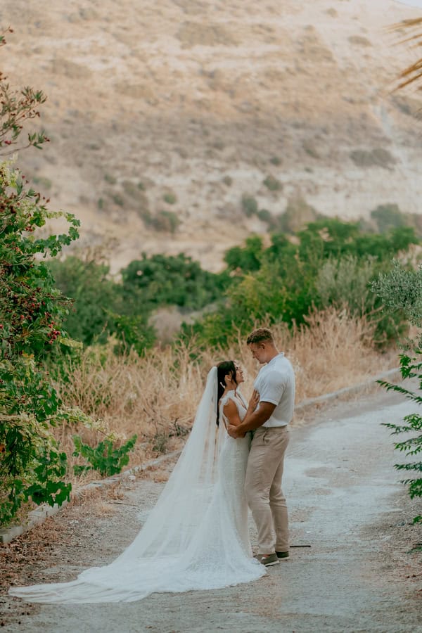 Summer Country Style Wedding In Paphos Filled With White Florals