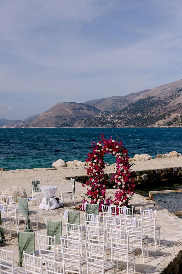 Vibrant Mediterranean Fall Wedding Kefalonia