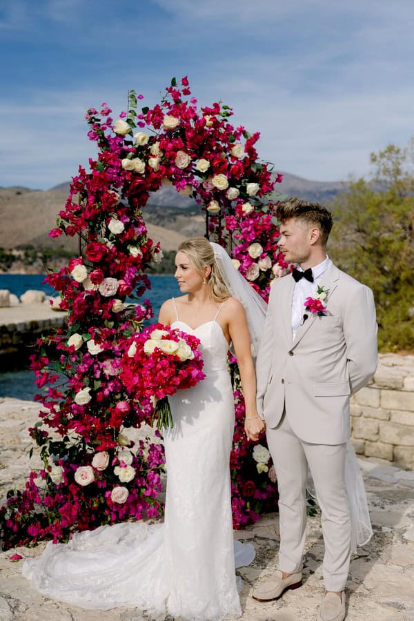 Vibrant Mediterranean Fall Wedding Kefalonia