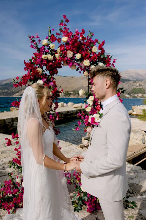 Vibrant Mediterranean Fall Wedding Kefalonia