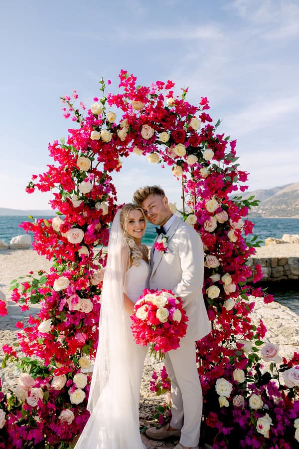 Vibrant Mediterranean Fall Wedding Kefalonia