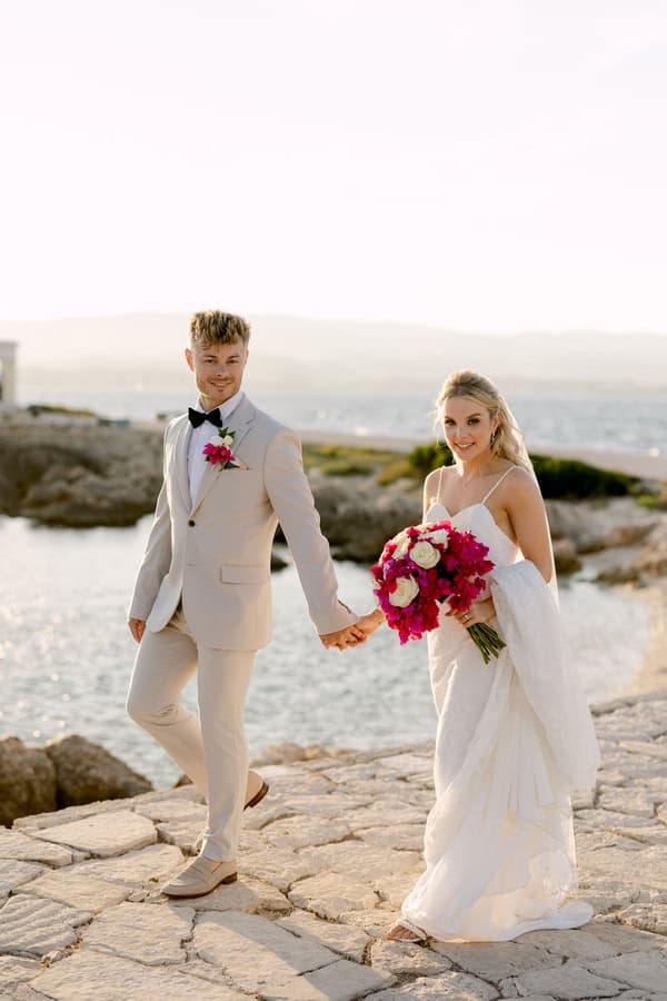 Vibrant Mediterranean Fall Wedding Kefalonia