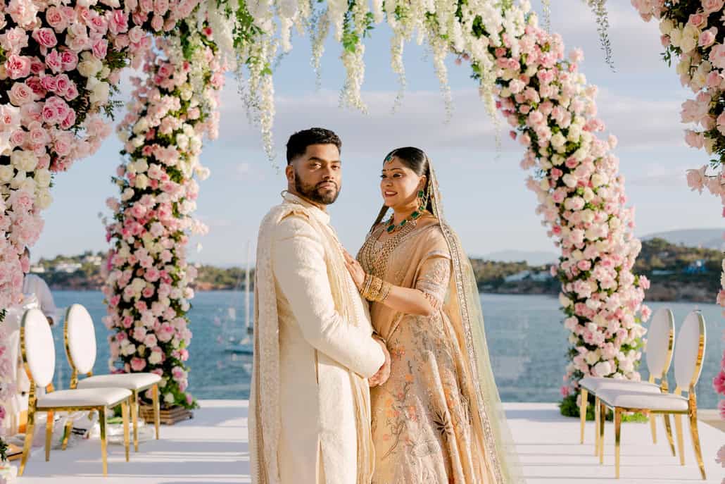 A breathtaking fusion of Indian traditions in a stunning destination wedding | Anusha & Pranav
