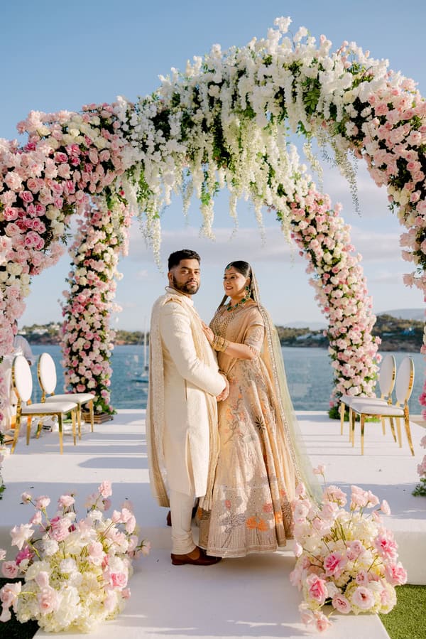Breathtaking Fusion Of Indian Traditions Stunning Destination Wedding