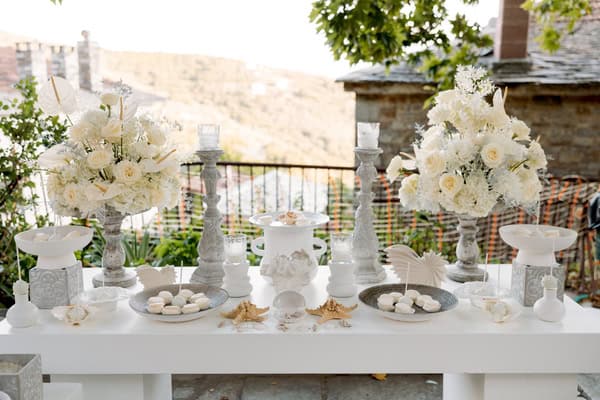 Coastal Chic Wedding Ivory Tones