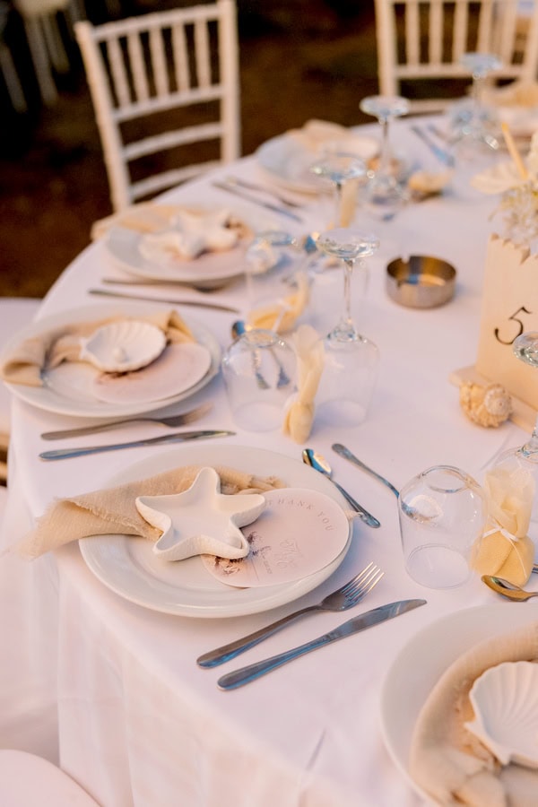 Coastal Chic Wedding Ivory Tones
