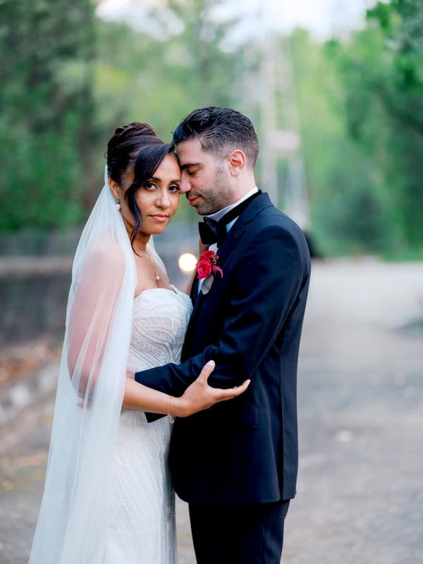 Deep Red Florals And Natural Textures Cyprus Wedding