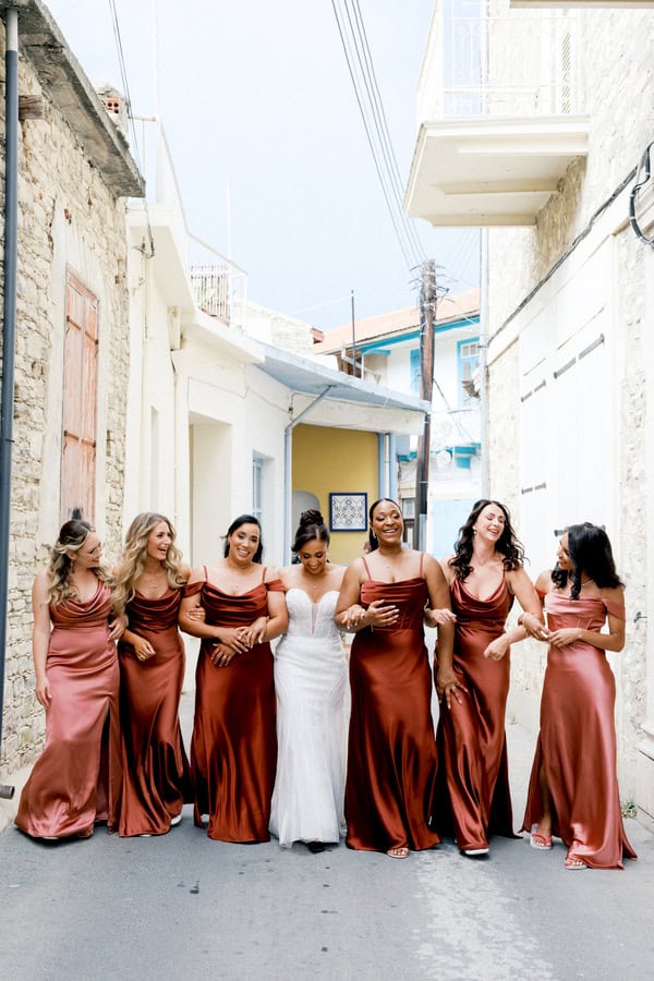 Deep Red Florals And Natural Textures Cyprus Wedding