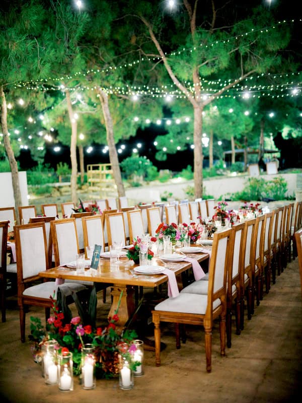 Deep Red Florals And Natural Textures Cyprus Wedding