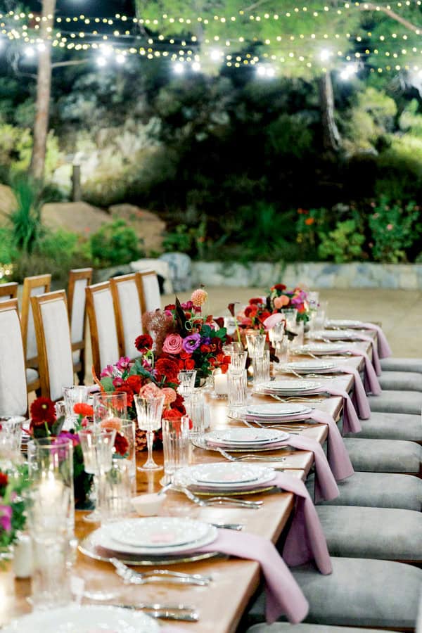 Deep Red Florals And Natural Textures Cyprus Wedding