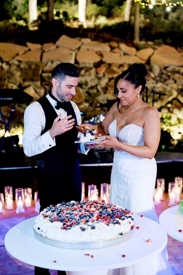 Deep Red Florals And Natural Textures Cyprus Wedding