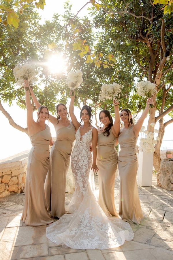 Destination Romantic Wedding Rethymno White Flowers