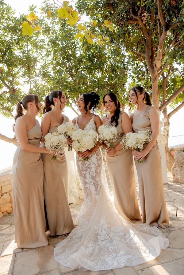 Destination Romantic Wedding Rethymno White Flowers