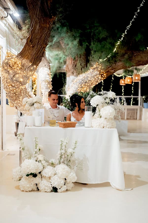 Destination Romantic Wedding Rethymno White Flowers