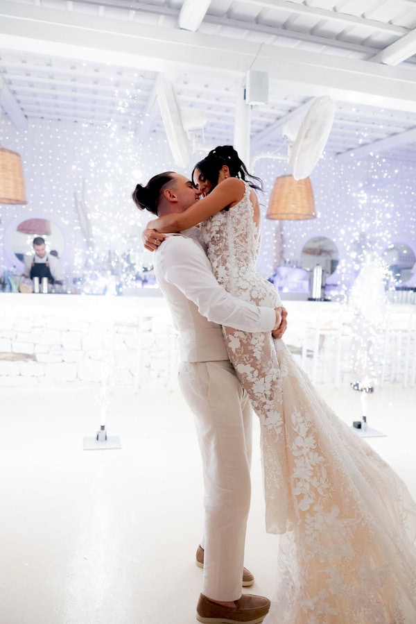 Destination Romantic Wedding Rethymno White Flowers