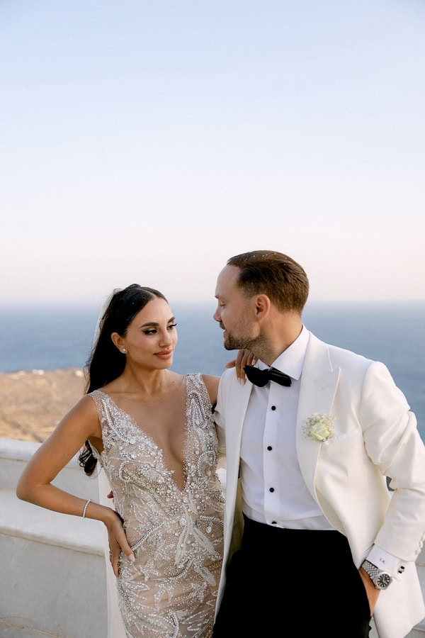 Elegant Summer Wedding Tinos White Details