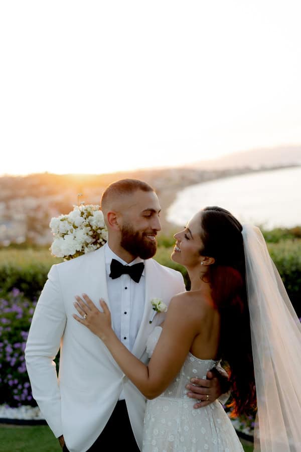 Fairytale Wedding Overlooking The Sea In Crete