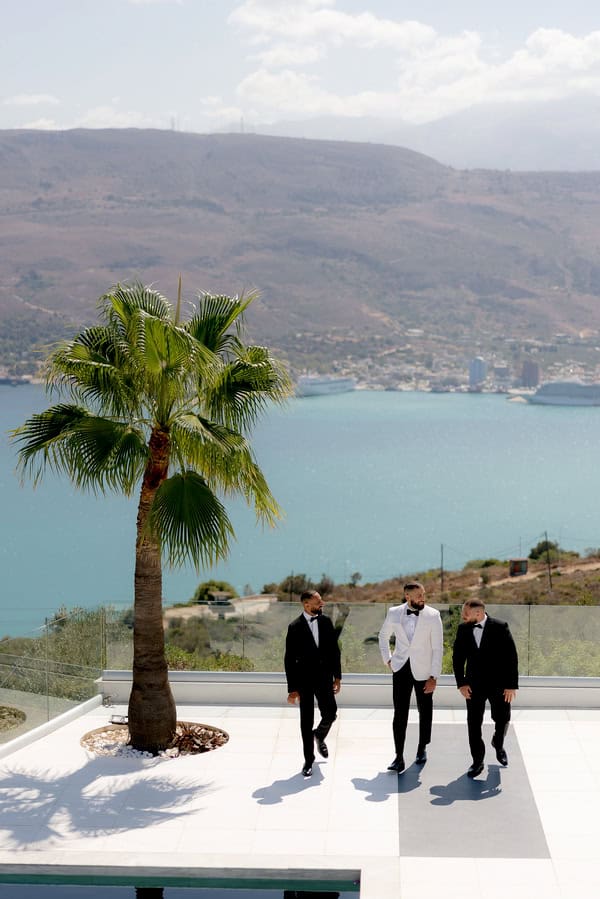 Fairytale Wedding Overlooking The Sea In Crete