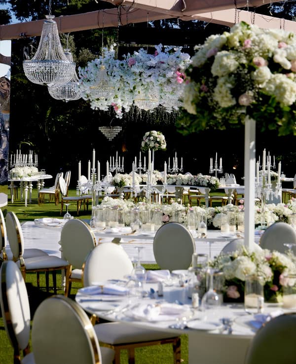 Luxury Summer Wedding Floral Arches