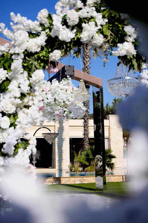 Luxury Summer Wedding Floral Arches