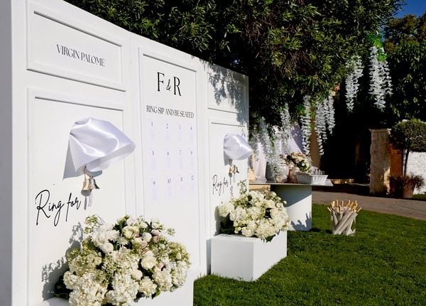Luxury Summer Wedding Floral Arches