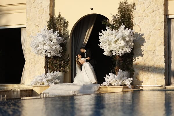 Luxury Summer Wedding Floral Arches