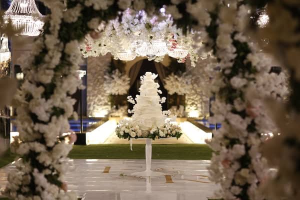 Luxury Summer Wedding Floral Arches