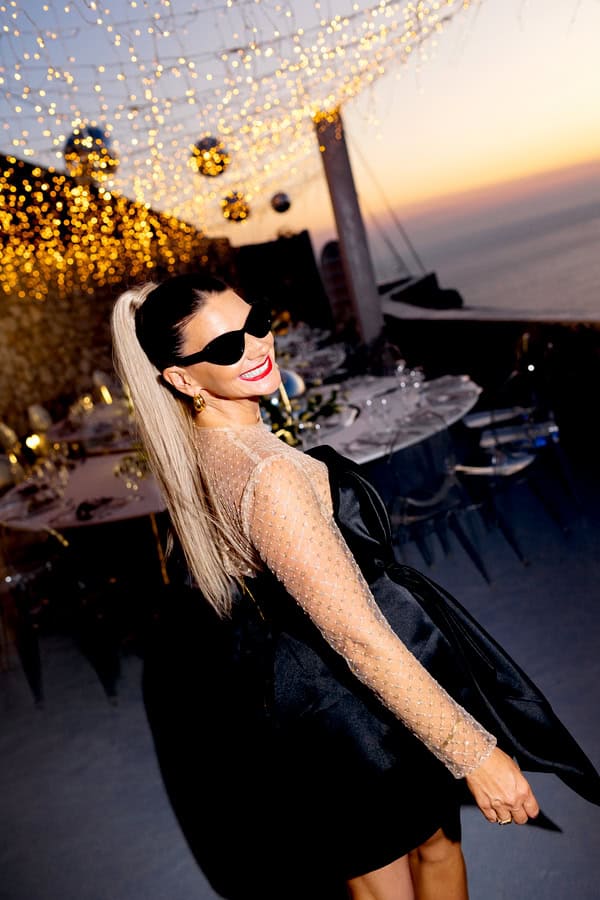 Prewedding Party Santorini Disco Vibes