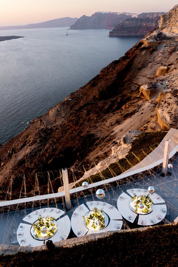 Prewedding Party Santorini Disco Vibes