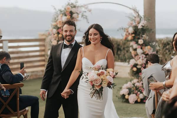 Romantic destination wedding with earthy rose tones | Antoinette & Mitchell