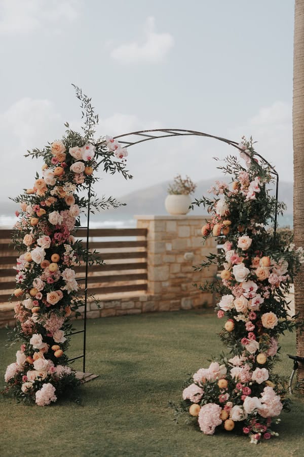 Romantic Destination Wedding Earthy Rose Tones