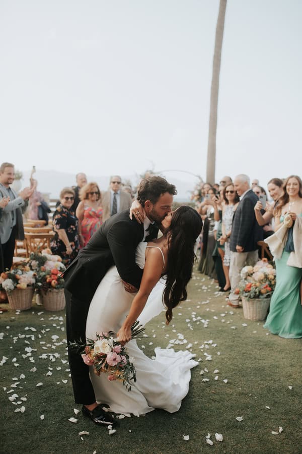 Romantic Destination Wedding Earthy Rose Tones