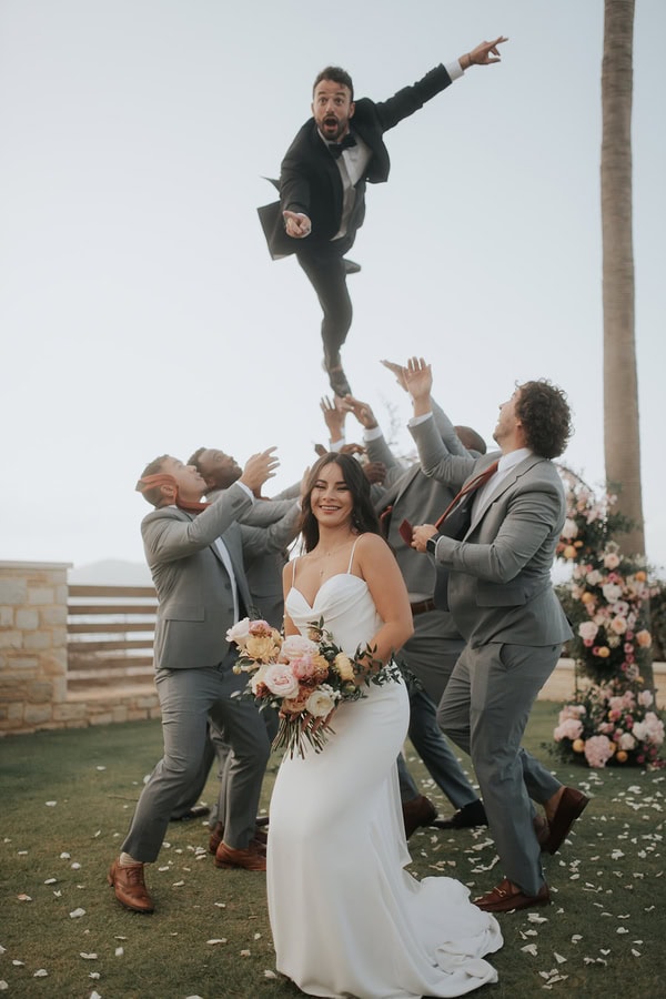 Romantic Destination Wedding Earthy Rose Tones