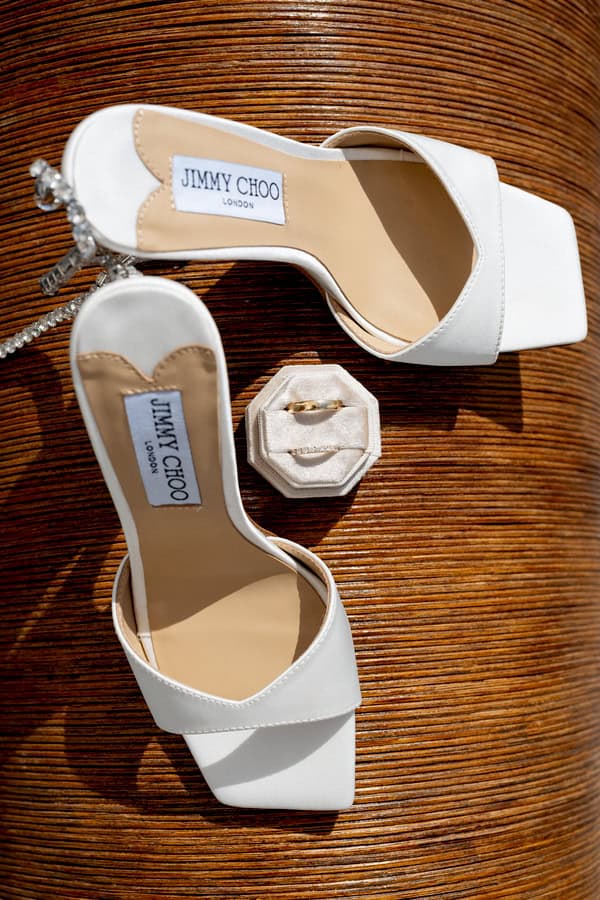 Romantic Destination Wedding Santorini Floral Arch