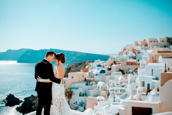 Romantic Fall Wedding Ktima Elena Santorini Next Day