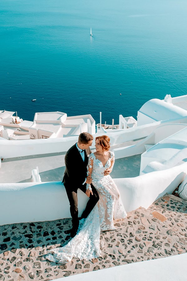 Romantic Fall Wedding Ktima Elena Santorini Next Day