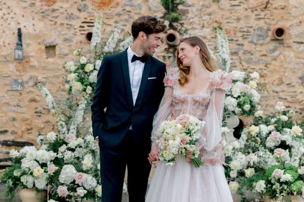 A romantic garden styled shoot at Kinsterna Hotel in Monemvasia