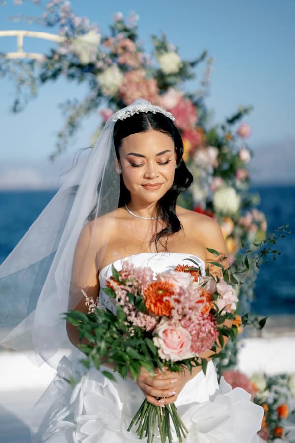 Romantic Seaside Wedding Filled With Florals
