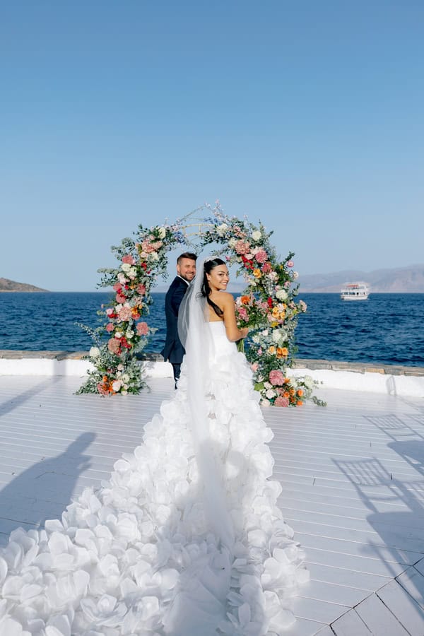 Romantic Seaside Wedding Filled With Florals