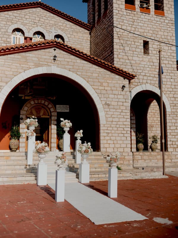 Romantic Summer Wedding White Dusty Pink Details