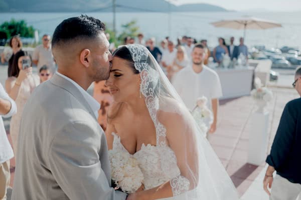 Romantic Summer Wedding White Dusty Pink Details