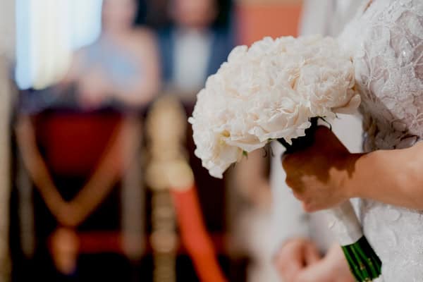 Romantic Summer Wedding White Dusty Pink Details