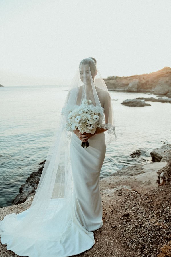 Romantic Summer Wedding White Florals