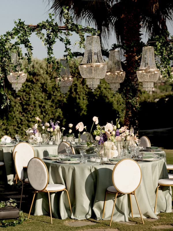 Romantic Wedding Chania Secret Garden Pastel Tones