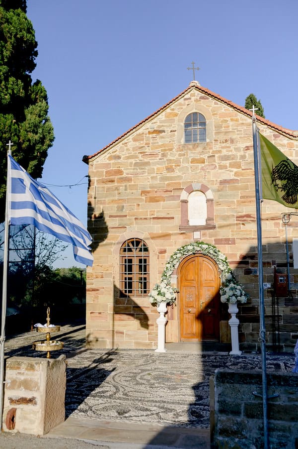 Romantic White Island Wedding