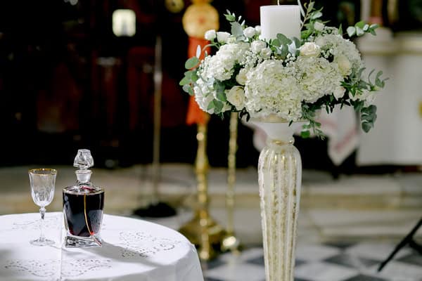 Romantic White Island Wedding